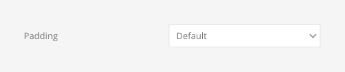 Grid panel padding