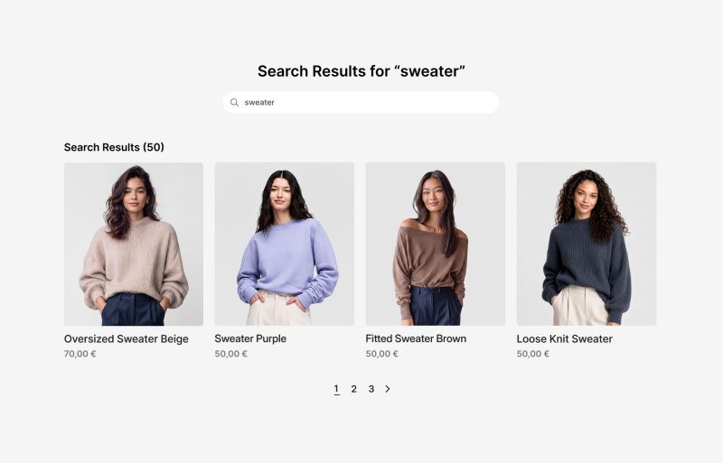 Search Results Page