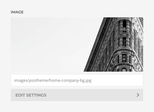 Background image settings