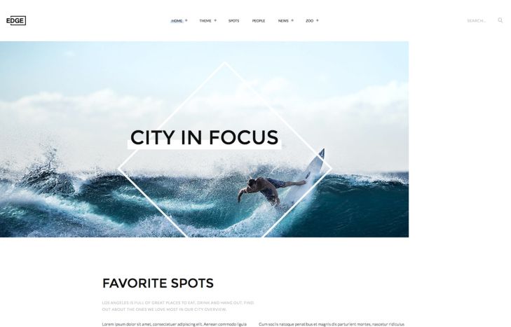 Edge WordPress Theme