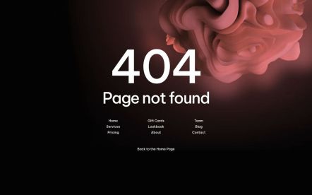 Glowbar Joomla template Error 404 Layout
