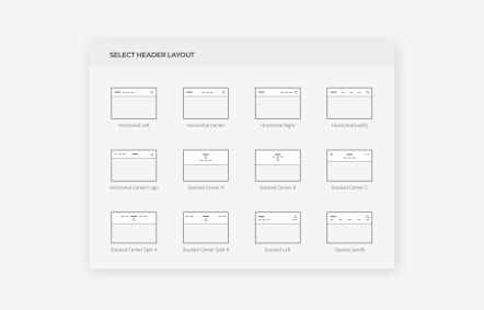 Header and Navbar Layouts