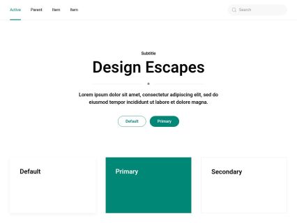 Design Escapes WordPress Theme Default Style