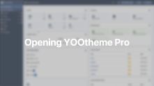 Open YOOtheme Pro Documentation Video for Joomla