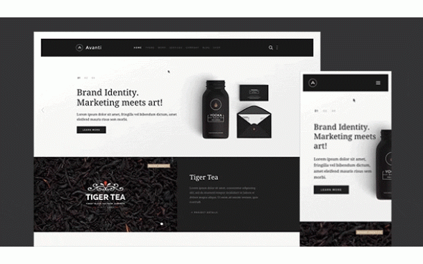 Avanti Theme – January 2016 YOOtheme club theme