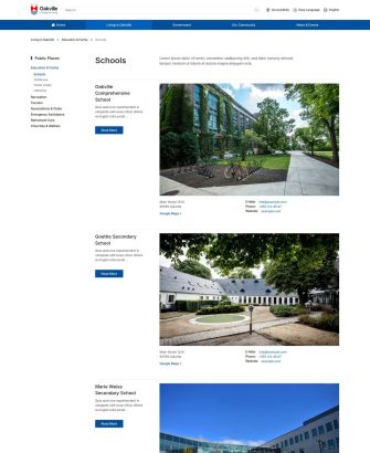 Place Subcategory Layout