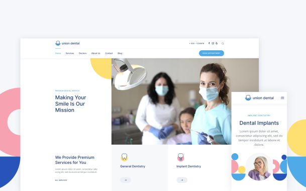 Union Dental – A Doctor's Office Theme Package for YOOtheme Pro