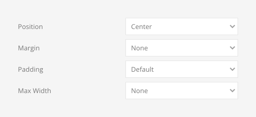 Overlay padding, position and margin