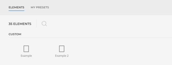 Added builder elements