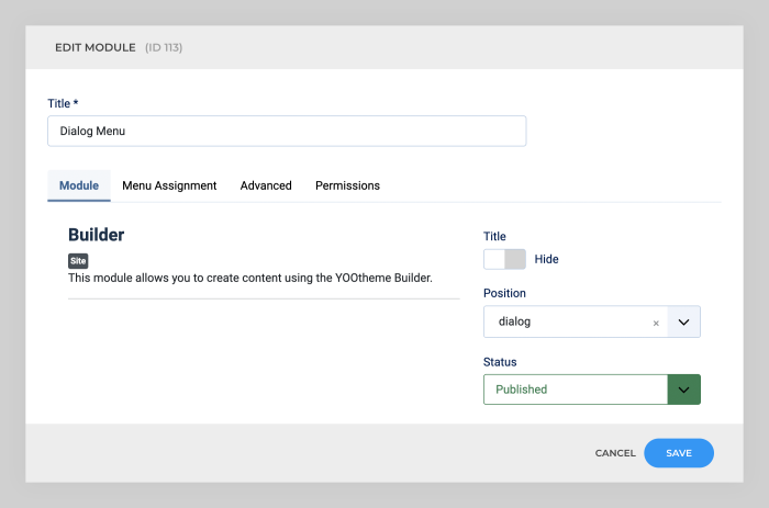 Edit module