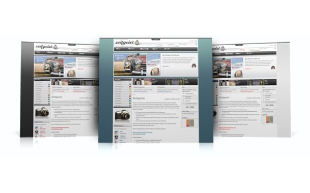 Zeitgeist template – April 07 YOOtheme club template