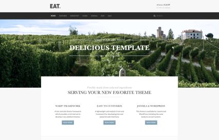 Eat WordPress Theme Dove Style