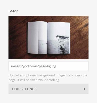 Boxed Layout Image Options