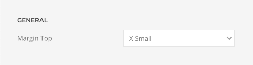 Margin xsmall