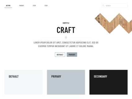 Craft WordPress Theme White Dove Style