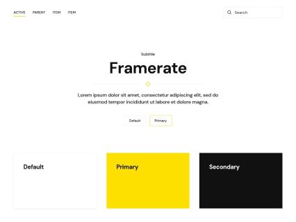 Framerate Joomla Template Default Style