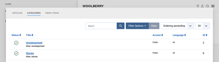 Joomla link picker