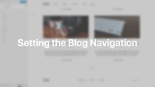 Blog Navigation Documentation Video for WordPress