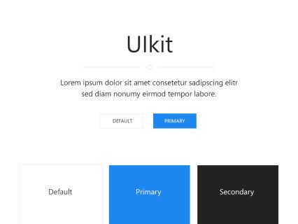 UIkit Joomla Template Default Style