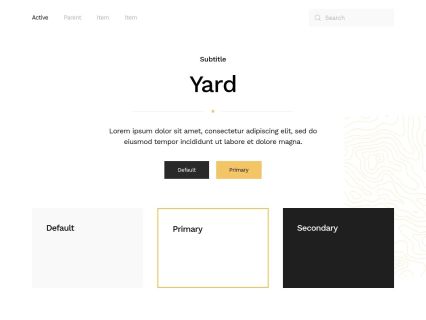 Yard WordPress Theme Default Style