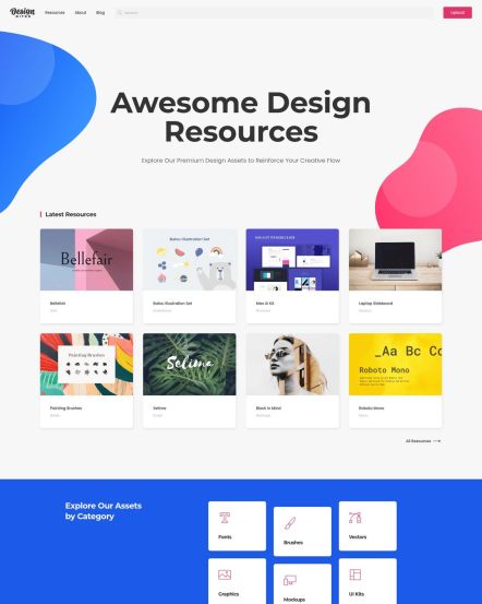 Design Bites Joomla template Home Layout