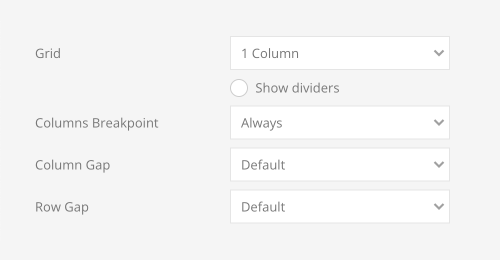 Nav columns