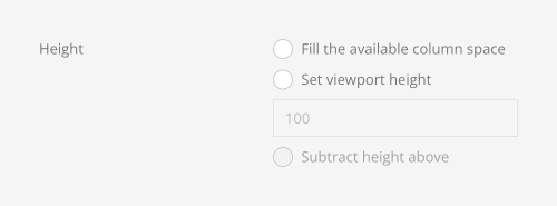Video height