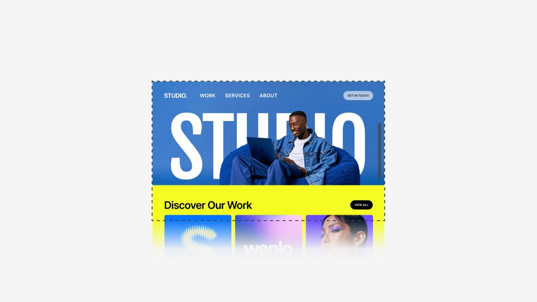 Cover and Reveal Effects for Sections