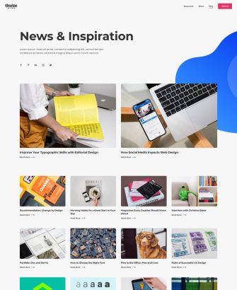 Design Bites Post Index Layout