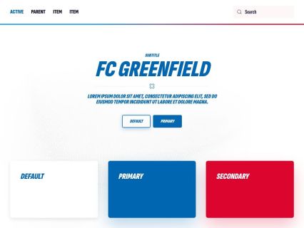 FC Greenfield WordPress Theme White Lightblue Style