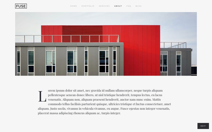 Front-end editing button