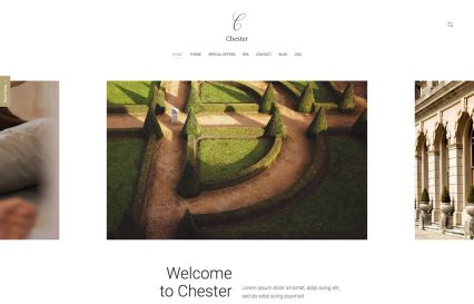Chester Joomla Template Gold Style