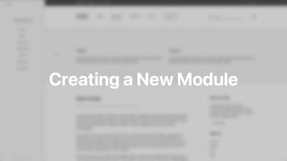 Create a New Module Documentation Video for Joomla