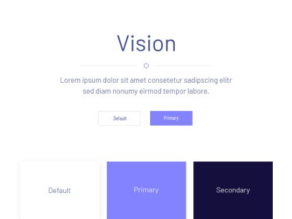 Vision WordPress Theme White Lilac Style