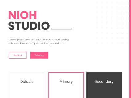Nioh Studio Joomla Template White Pink Style