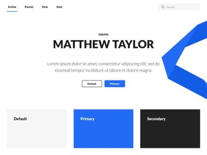 Matthew Taylor WordPress Theme Default Style