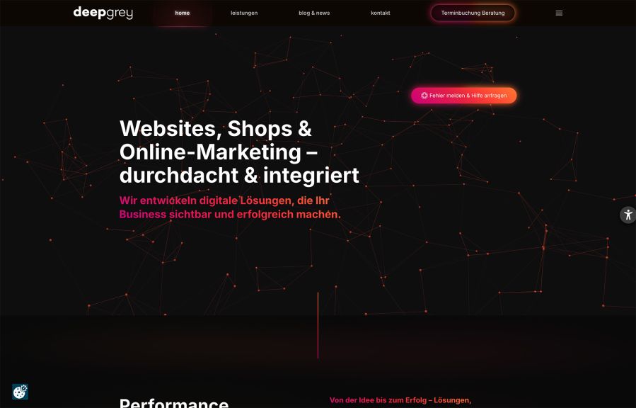 Deepgrey Internet & Print Design Work Example
