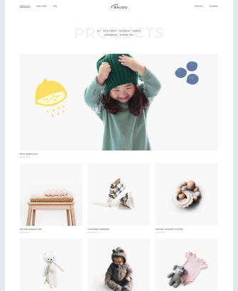 Product Index Layout