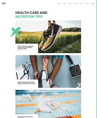 Nioh Studio Blog Layout