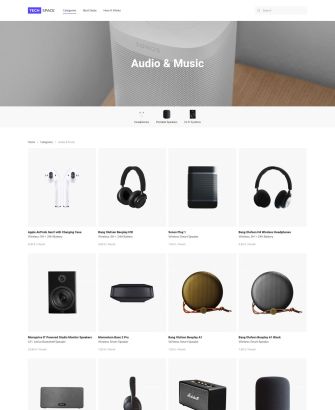 Product Category Layout