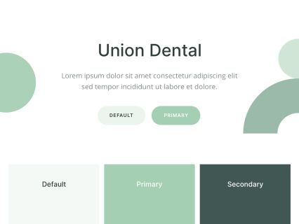 Union Dental Joomla Template White Lightgreen Style