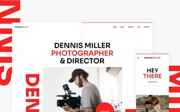 Dennis Miller – A Photographer Theme for WordPress and Joomla