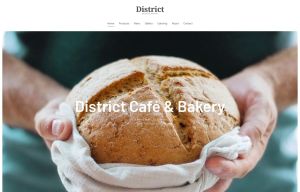 District White-Turquoise Style