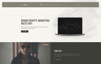 Avanti Joomla Template Urban Style