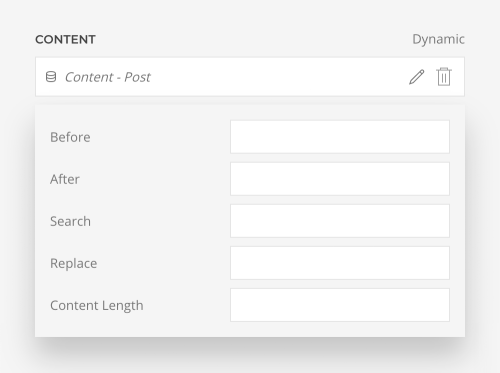 Content length option