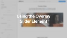 Overlay Slider Element Documentation Video for WordPress