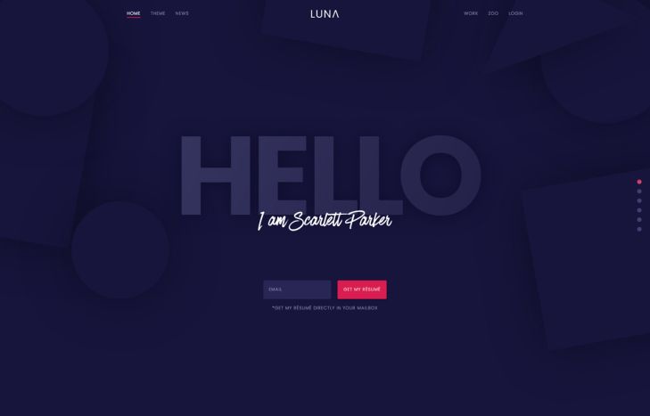 Luna Joomla Template