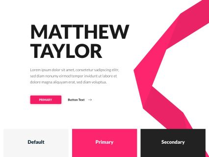 Matthew Taylor WordPress Theme White Pink Style