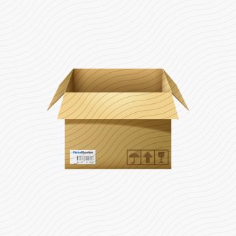 Cardboard Box Open Icon