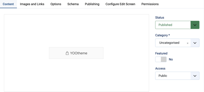 Locked page layout